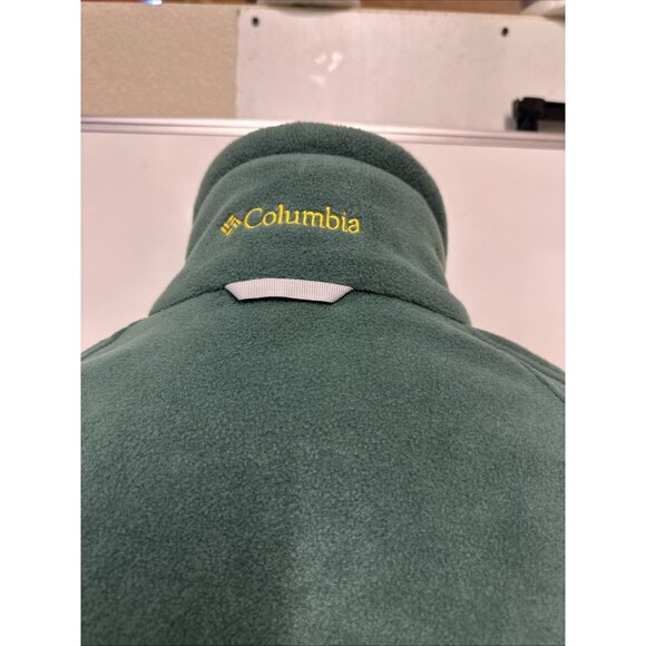 Columbia Oregan Ducks Full Zip Removable Inner Fleece Jacket Green Men’s Lg - Picture 14 of 16